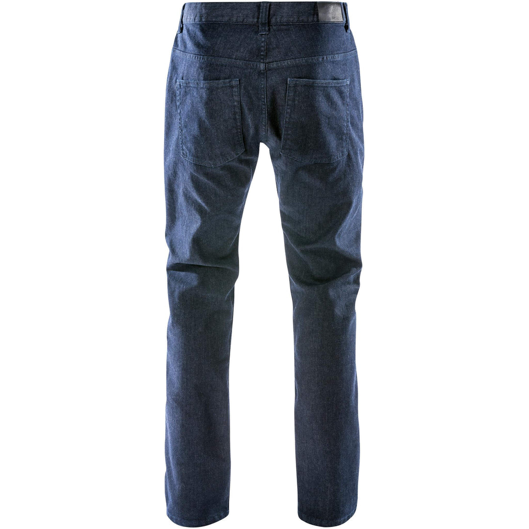 Fristads Cordura Denim 4-Way-Stretch Trousers - 2623 DCS Indigo Blue Back1#colour_indigo-blue