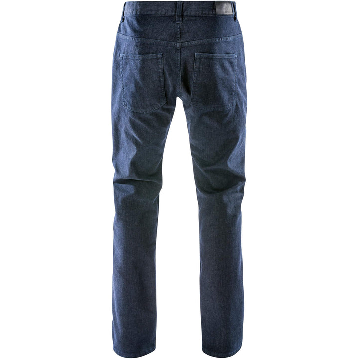 Fristads Cordura Denim 4-Way-Stretch Trousers - 2623 DCS Indigo Blue Back1#colour_indigo-blue