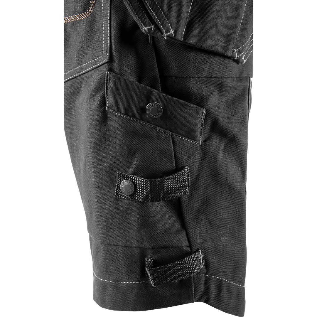 Fristads Craftsman 4-Way-Stretch Panel Holster Pocket Shorts - 2607 FASG Black Detail1#colour_black