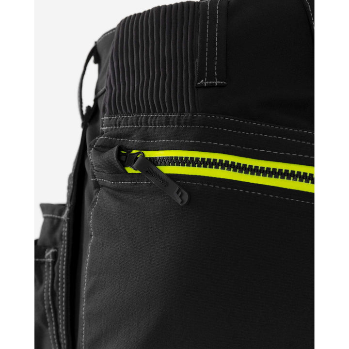 Fristads Craftsman Cordura Holster Pocket Ripstop 4-Way-Stretch Panel Trousers - 2566 STP Black Detail4#colour_black