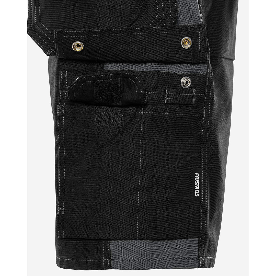 Fristads Craftsman Cordura-Reinforced Holster Pocket Shorts - 201 FAS Black Detail1#colour_black
