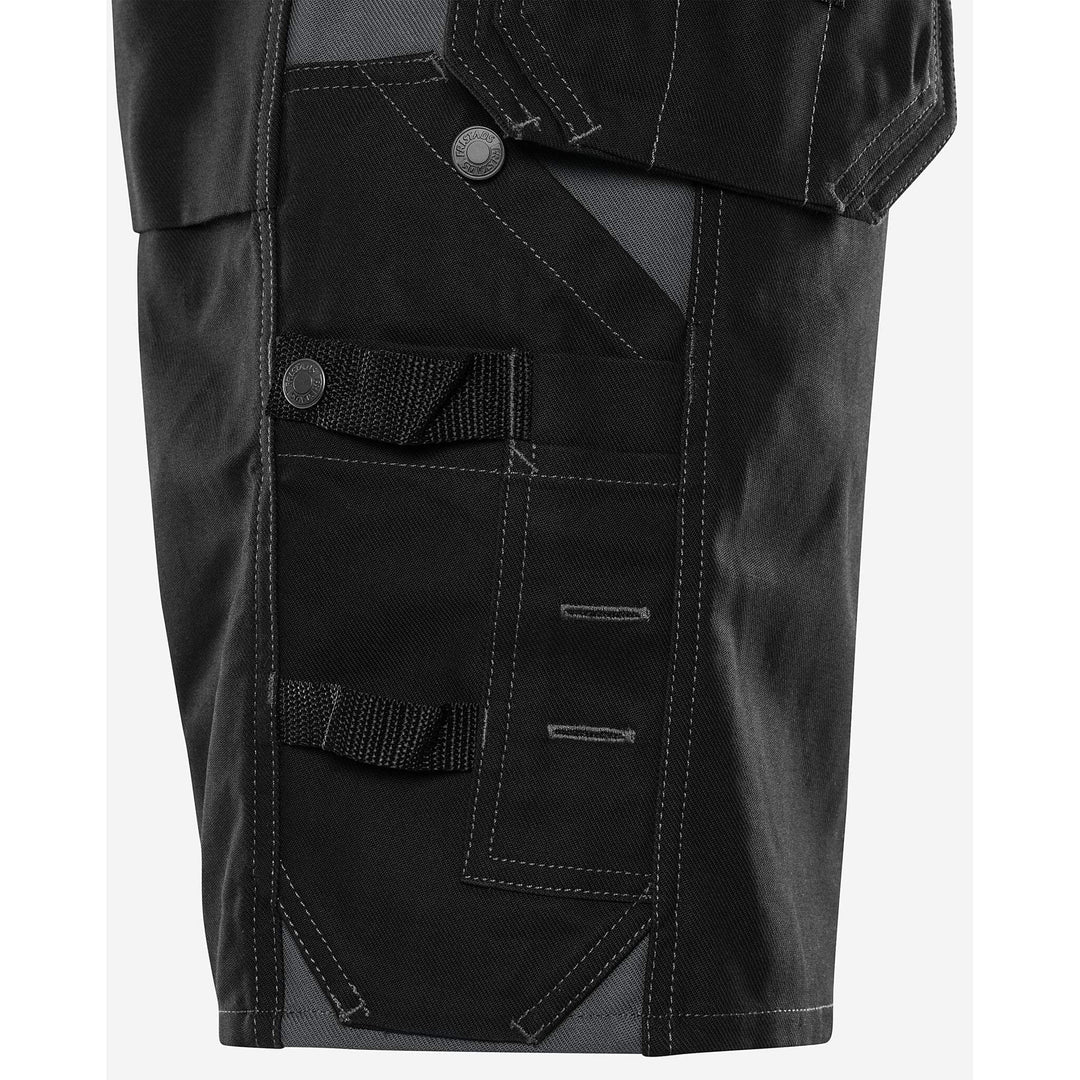 Fristads Craftsman Cordura-Reinforced Holster Pocket Shorts - 201 FAS Black Detail2#colour_black