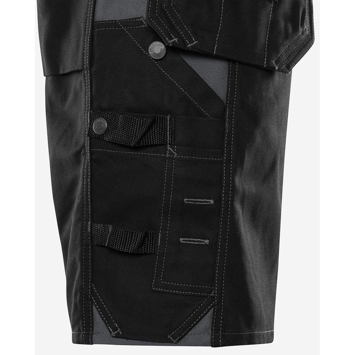 Fristads Craftsman Cordura-Reinforced Holster Pocket Shorts - 201 FAS Black Detail2#colour_black