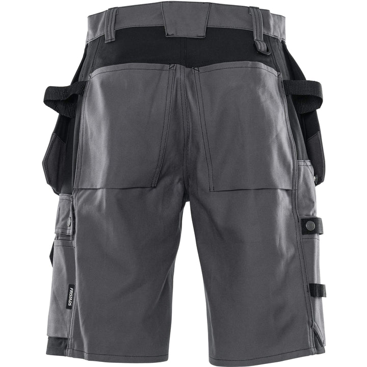Fristads Craftsman Cordura-Reinforced Holster Pocket Shorts - 201 FAS Dark Grey Back1#colour_dark-grey