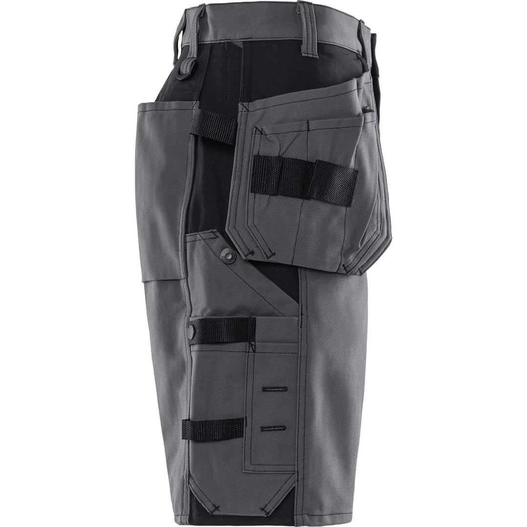 Fristads Craftsman Cordura-Reinforced Holster Pocket Shorts - 201 FAS Dark Grey Back3#colour_dark-grey