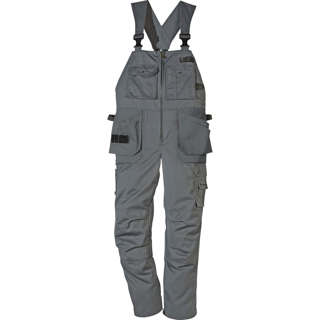 Fristads Craftsman Holster Pocket Bib and Brace - 41 PS25 Grey Front1#colour_grey