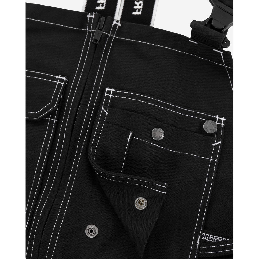 Fristads Craftsman Holster Pocket Bib and Brace - 51 FAS Black Detail1#colour_black