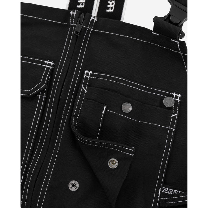 Fristads Craftsman Holster Pocket Bib and Brace - 51 FAS Black Detail1#colour_black