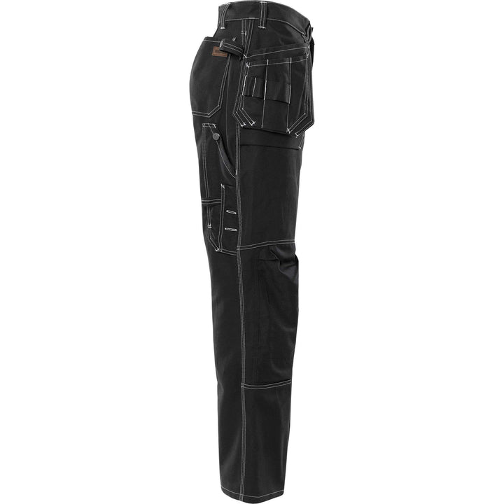 Fristads Craftsman Holster Pocket Knee Pad Trousers - 255K FAS Black Back3#colour_black