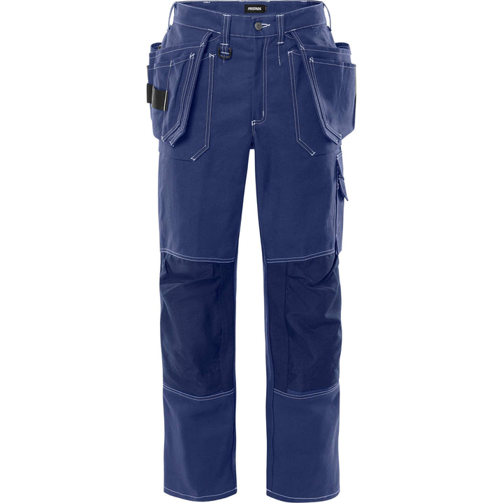 Fristads Craftsman Holster Pocket Knee Pad Trousers - 255K FAS Dark Blue Front1#colour_dark-blue