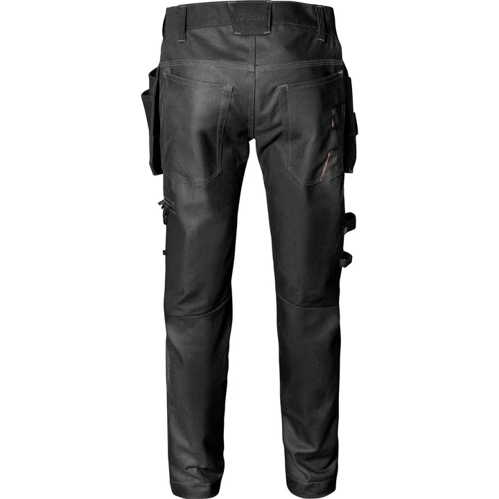 Fristads Craftsman Holster Pocket Stretch Trousers - 2604 FASG Black Back1#colour_black