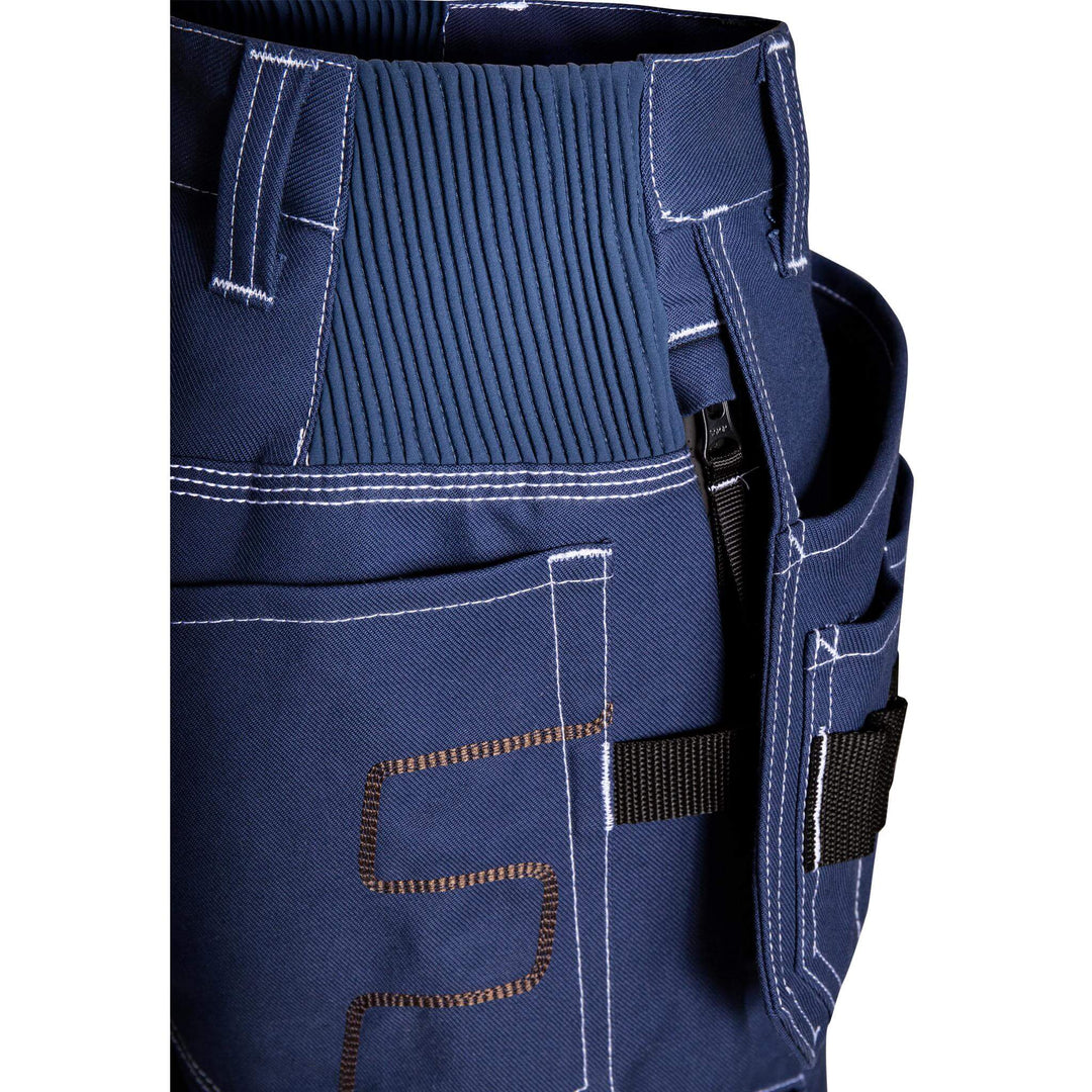 Fristads Craftsman Holster Pocket Stretch Trousers - 2604 FASG Dark Blue Detail3#colour_dark-blue