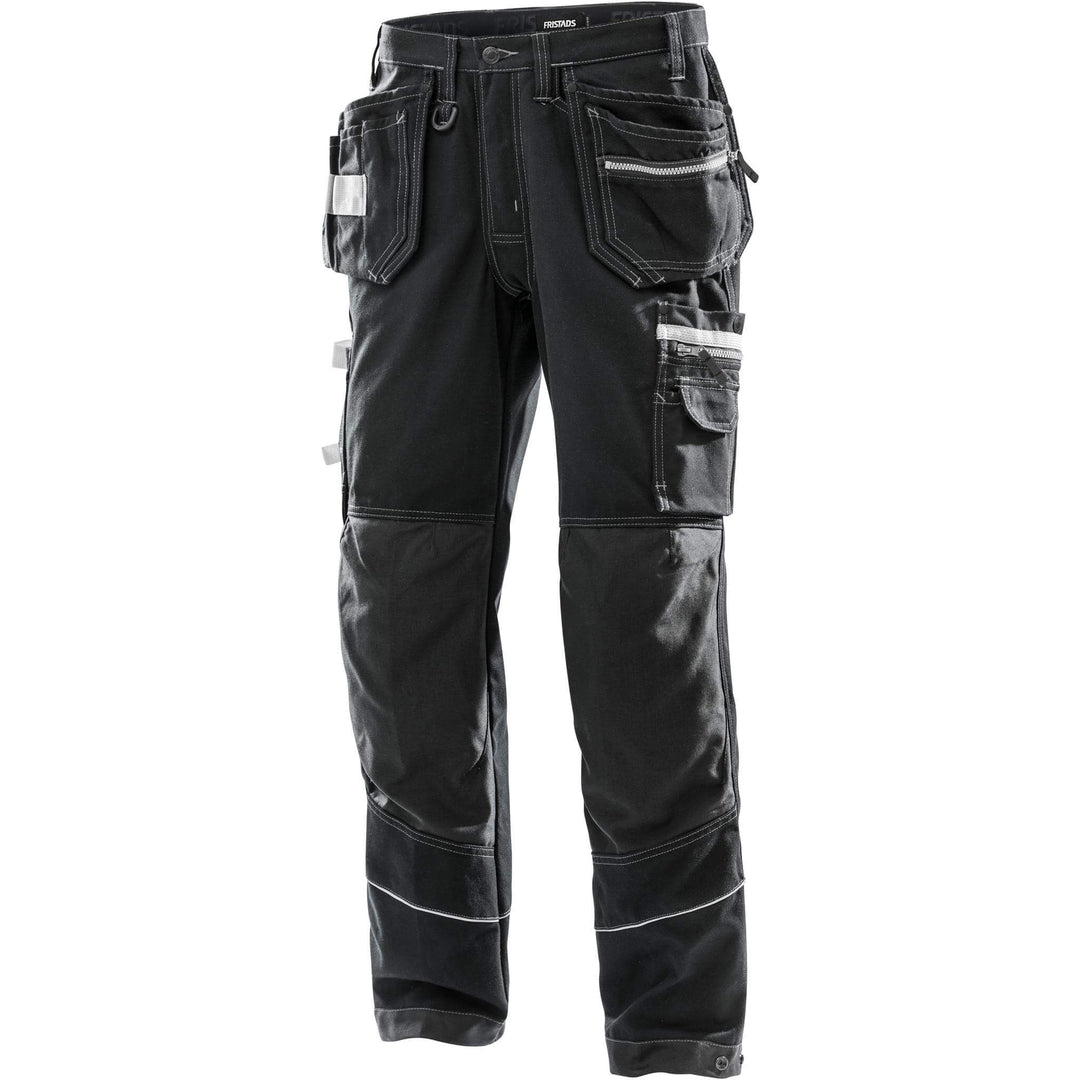 Fristads Craftsman Holster Pocket Trousers - 2122 CYD Black Front2#colour_black