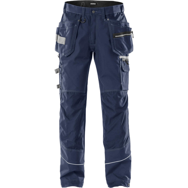 Fristads Craftsman Holster Pocket Trousers - 2122 CYD Navy Front1#colour_navy