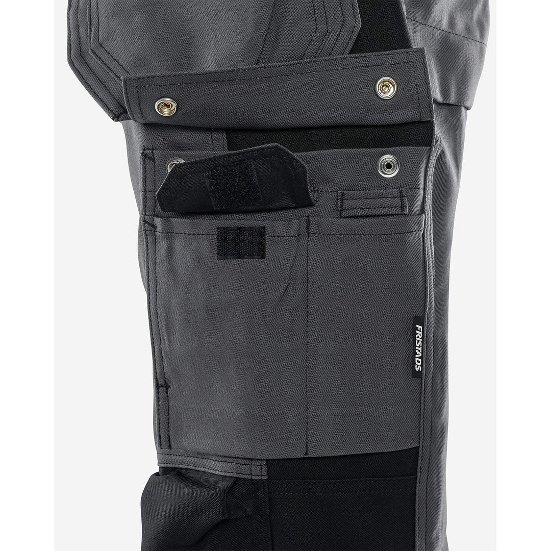 Fristads Craftsman Holster Pocket Trousers - 288 FAS Dark Grey Detail1#colour_dark-grey