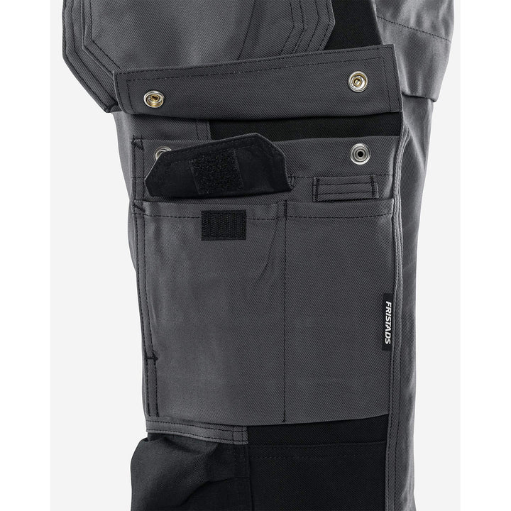 Fristads Craftsman Holster Pocket Trousers - 288 FAS Dark Grey Detail1#colour_dark-grey