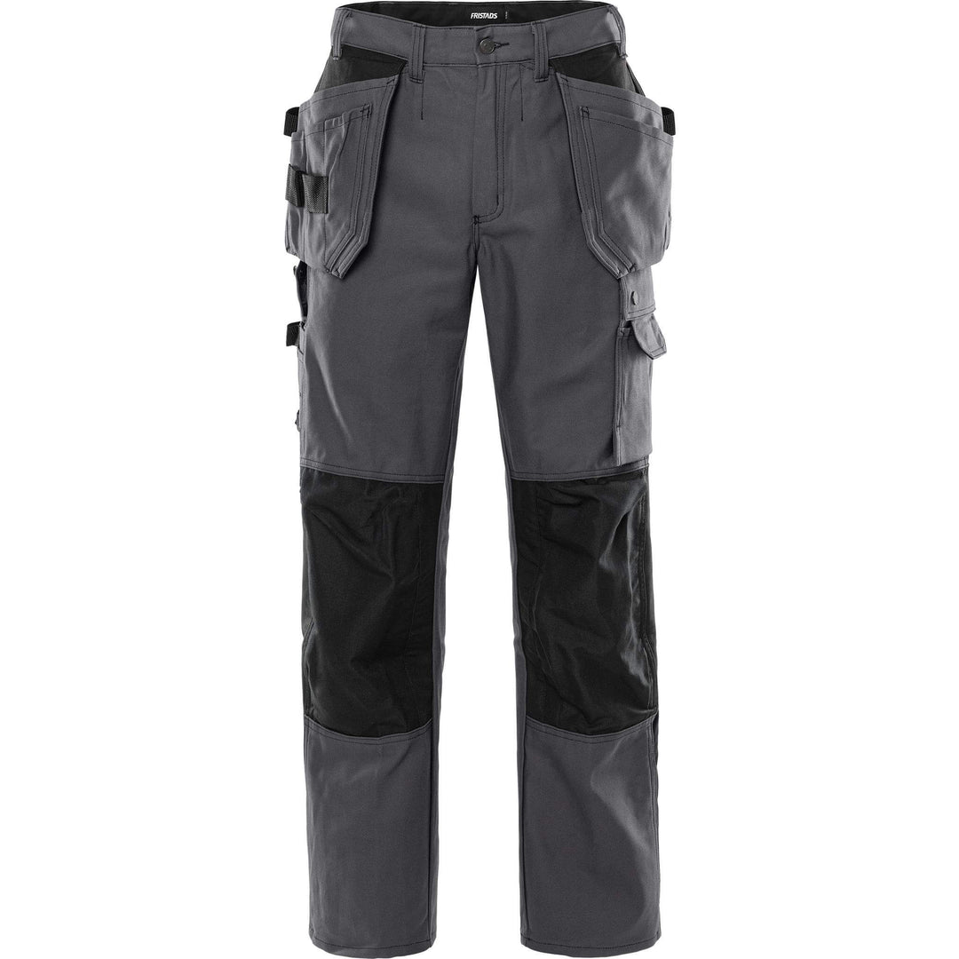 Fristads Craftsman Holster Pocket Trousers - 288 FAS Dark Grey Front1#colour_dark-grey
