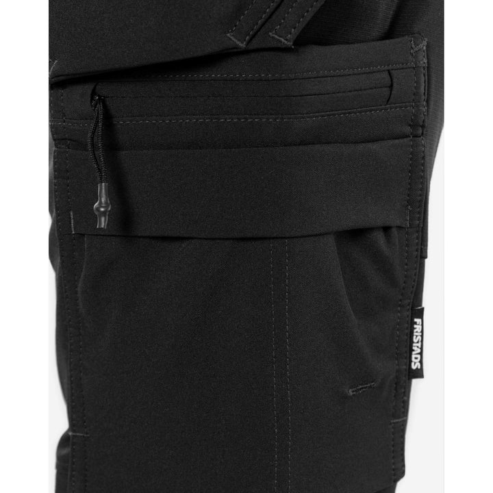 Fristads Craftsman Lightweight Durable 4-Way-Stretch holster Pocket Trousers - 2596 LWS Black Detail2#colour_black