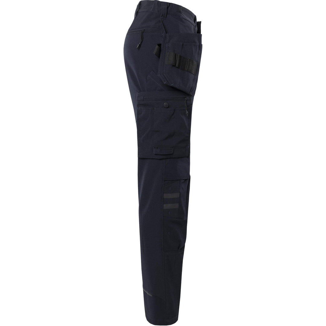Fristads Craftsman Lightweight Durable 4-Way-Stretch holster Pocket Trousers - 2596 LWS Dark Navy Back3#colour_dark-navy