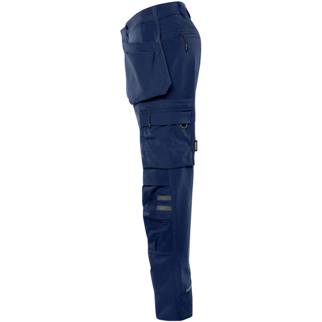Fristads Craftsman Lightweight Durable 4-Way-Stretch holster Pocket Trousers - 2596 LWS Navy Detail1#colour_navy