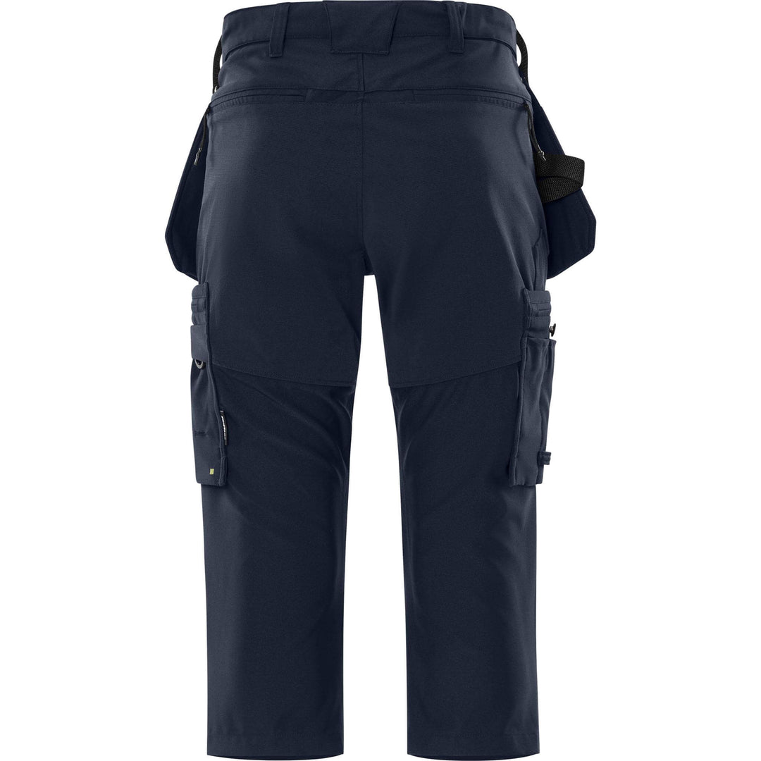 Fristads Craftsman Lightweight Ripstop 4-Way-Stretch Holster Pocket Pirate Trousers - 2600 GLWS Dark Navy Back1#colour_dark-navy