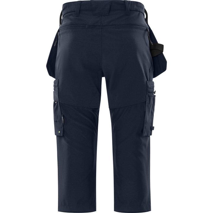 Fristads Craftsman Lightweight Ripstop 4-Way-Stretch Holster Pocket Pirate Trousers - 2600 GLWS Dark Navy Back1#colour_dark-navy