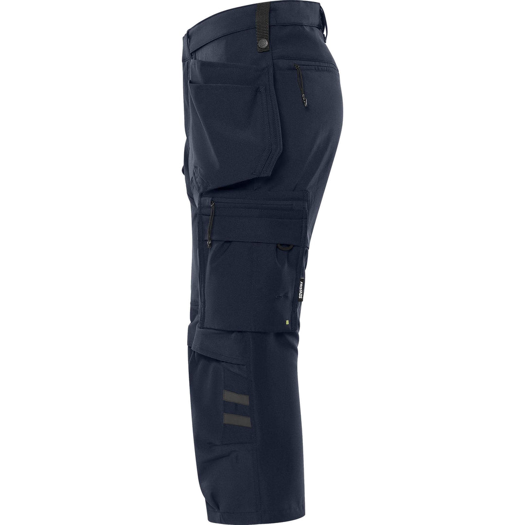 Fristads Craftsman Lightweight Ripstop 4-Way-Stretch Holster Pocket Pirate Trousers - 2600 GLWS Dark Navy Back2#colour_dark-navy