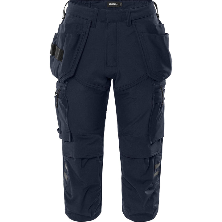 Fristads Craftsman Lightweight Ripstop 4-Way-Stretch Holster Pocket Pirate Trousers - 2600 GLWS Dark Navy Front1#colour_dark-navy