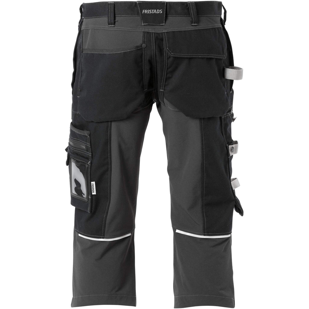 Fristads Craftsman Stretch Holster Pocket Pirate Trousers - 2531 CYD Black Back1#colour_black