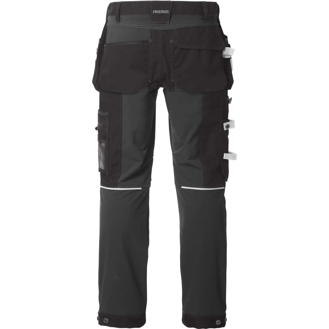 Fristads Craftsman Stretch Trousers - 2530 CYD Black Back1#colour_black