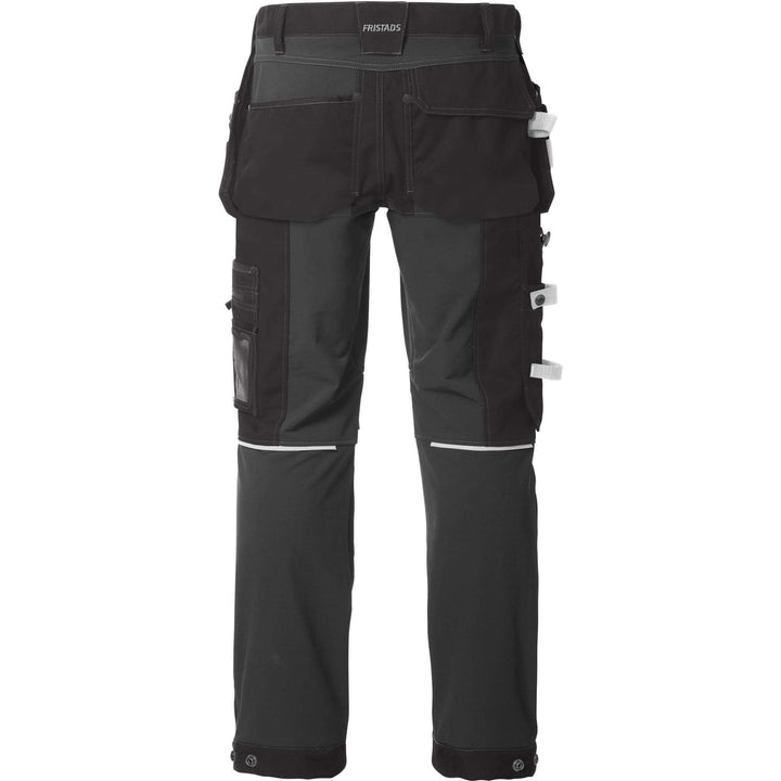Fristads Craftsman Stretch Trousers - 2530 CYD Black Back1#colour_black