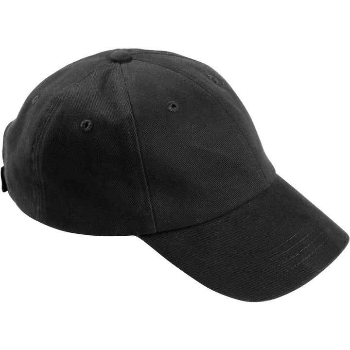 Fristads Curved Peak Cap - 9107 GPLU Black Front1#colour_black