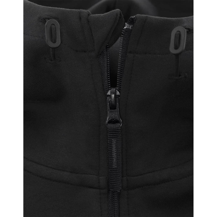 Fristads Double Face Fabric Hooded Sweatshirt Jacket - 7831 GKI Black Detail1#colour_black