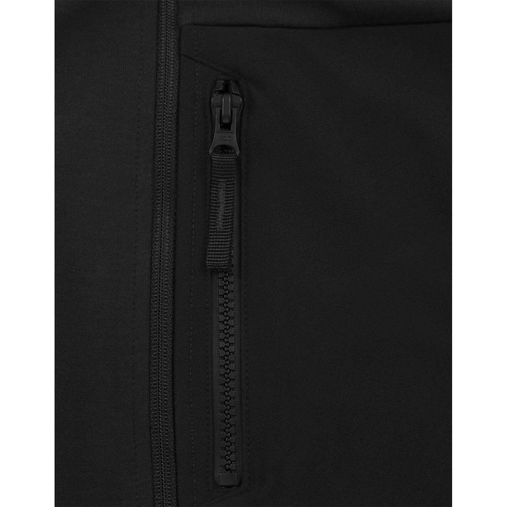 Fristads Double Face Fabric Hooded Sweatshirt Jacket - 7831 GKI Black Detail3#colour_black