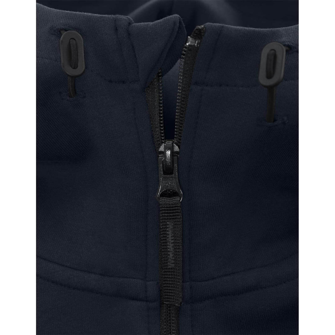 Fristads Double Face Fabric Hooded Sweatshirt Jacket - 7831 GKI Dark Navy Detail1#colour_dark-navy