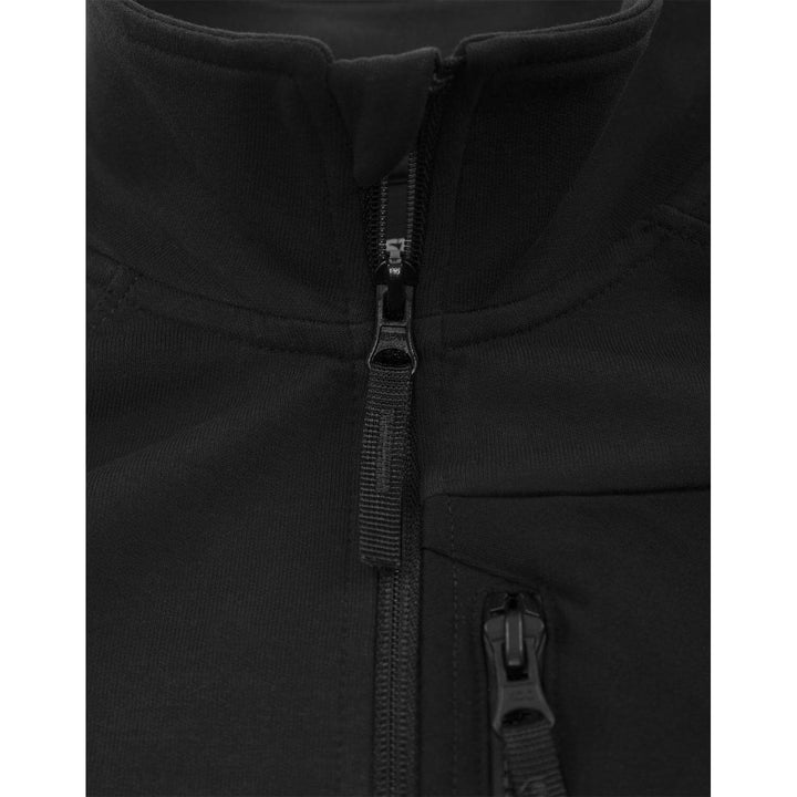 Fristads Double Face Fabric Sweatshirt Jacket - 7830 GKI Black Detail1#colour_black