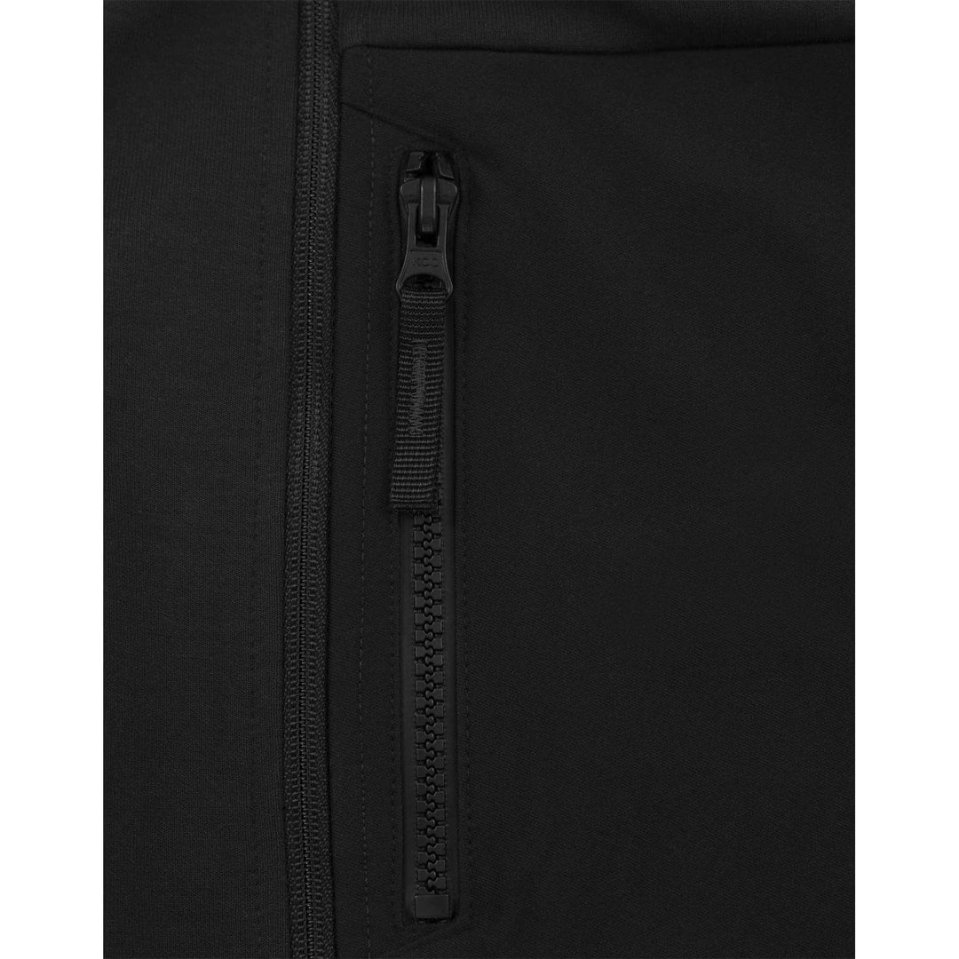 Fristads Double Face Fabric Sweatshirt Jacket - 7830 GKI Black Detail3#colour_black