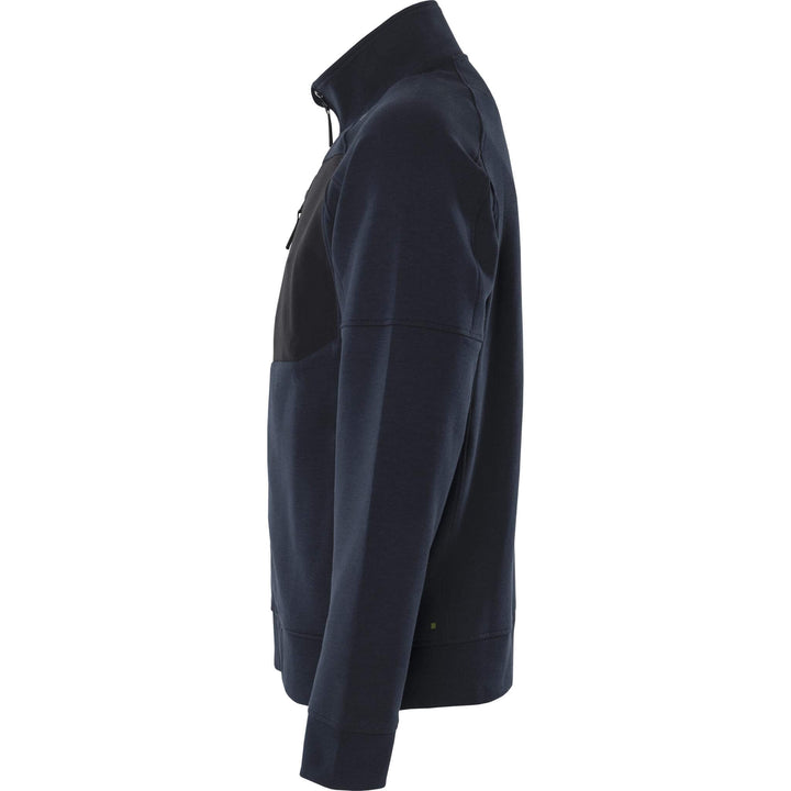 Fristads Double Face Fabric Sweatshirt Jacket - 7830 GKI Dark Navy Back2#colour_dark-navy