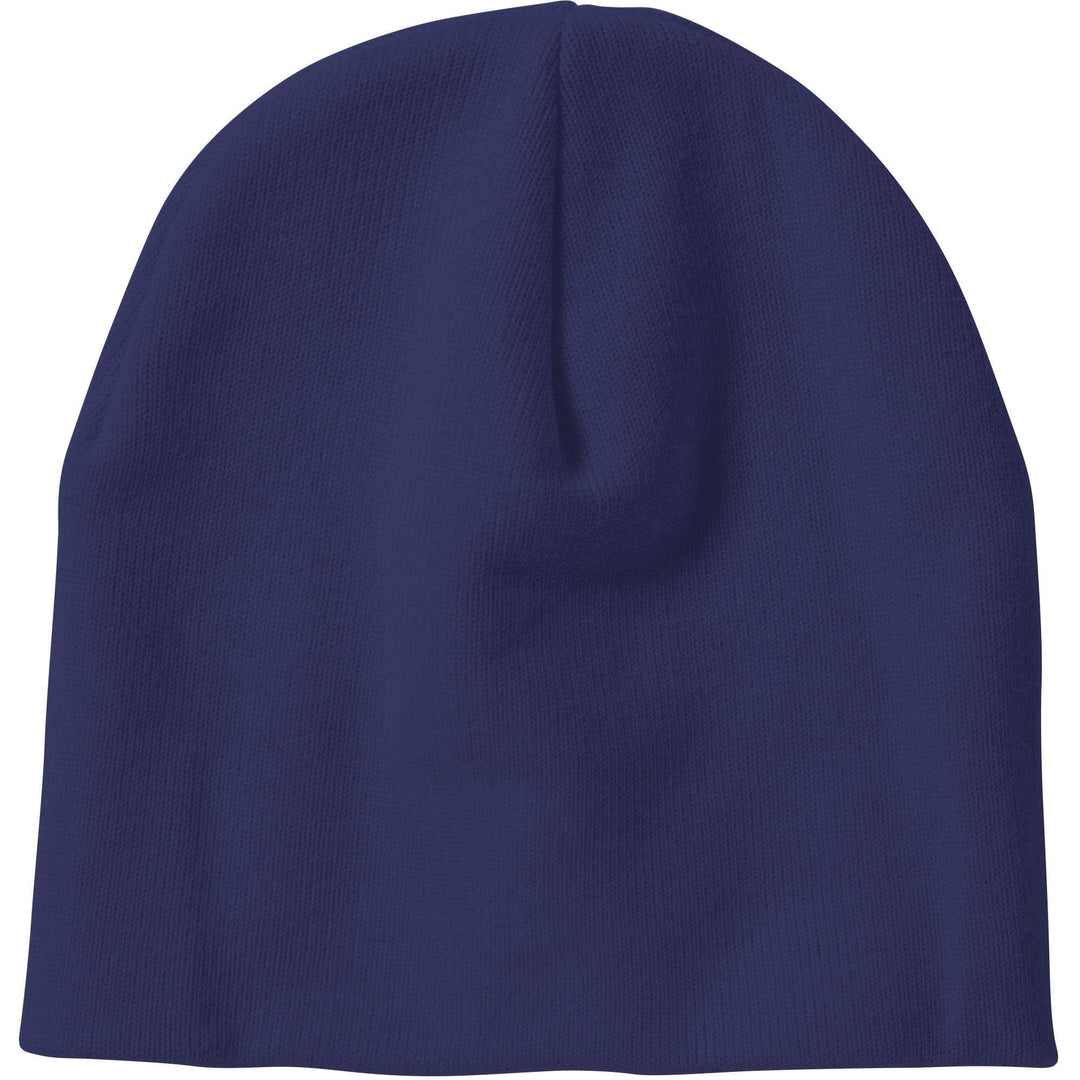 Fristads Double-Knitted Beanie - 9108 AM Navy Front1#colour_navy