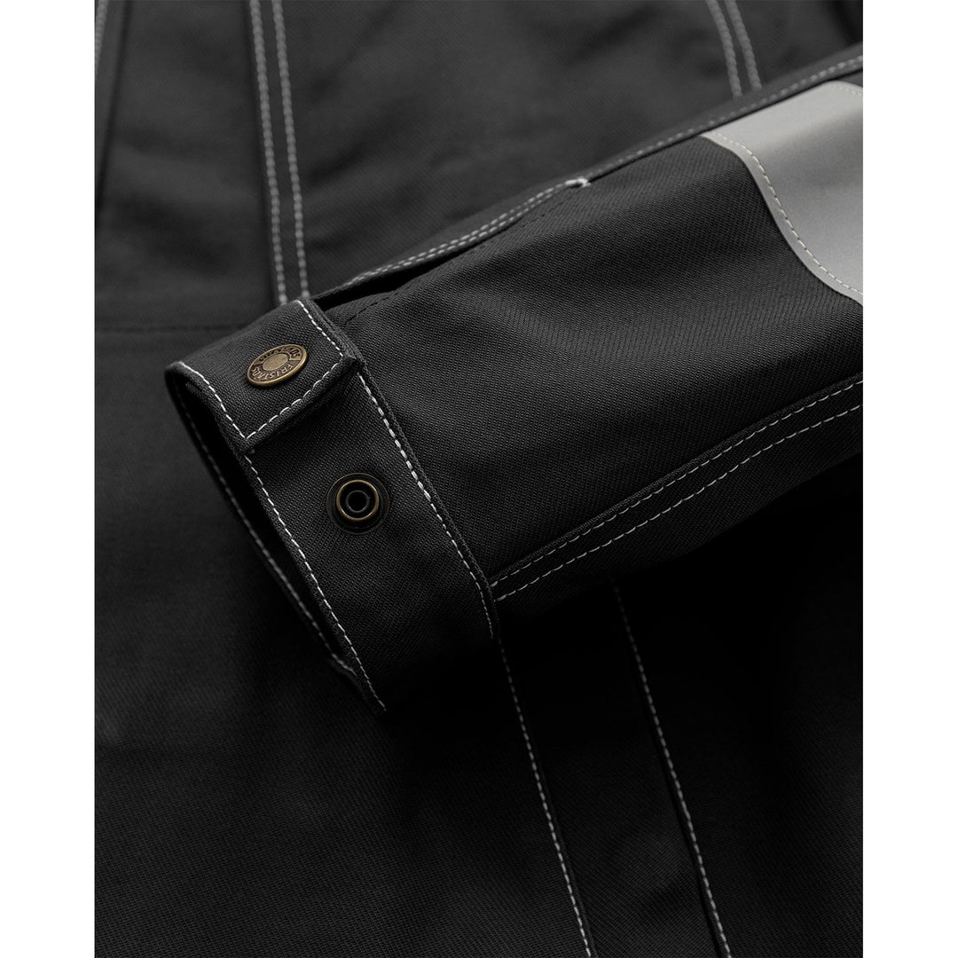 Fristads Durable Cotton Jacket - 447 FAS Black Detail2#colour_black