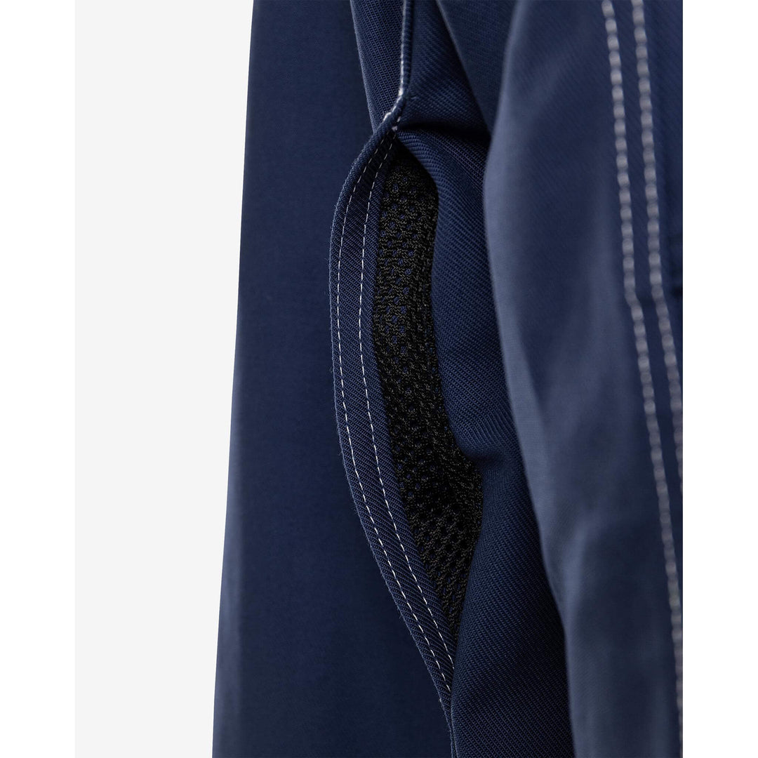 Fristads Durable Cotton Jacket - 447 FAS Dark Blue Detail3#colour_dark-blue