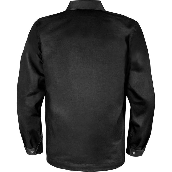 Fristads Durable Cotton Jacket - 480 KC Black Back1#colour_black