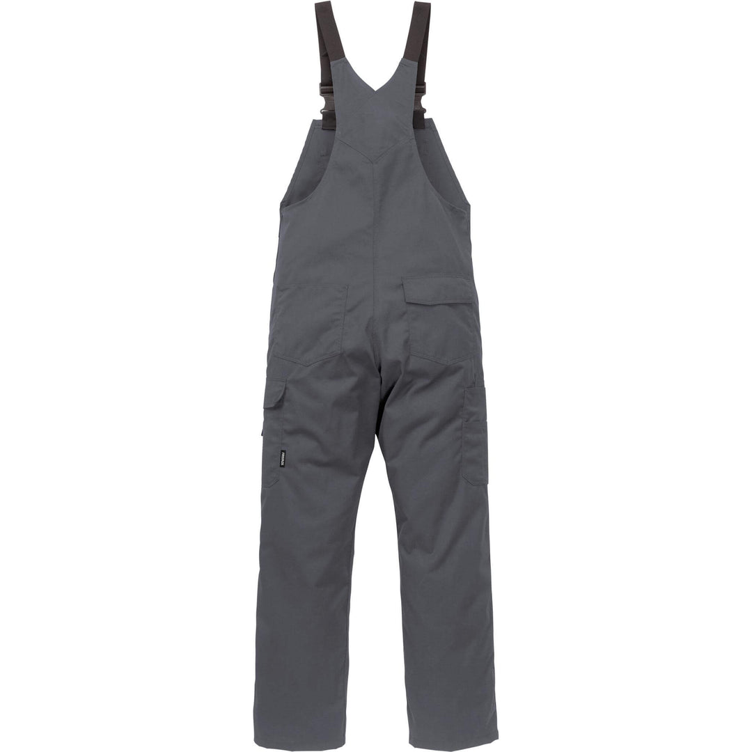 Fristads Durable Lightweight Bib and Brace - 81 P154 Dark Grey Back1#colour_dark-grey