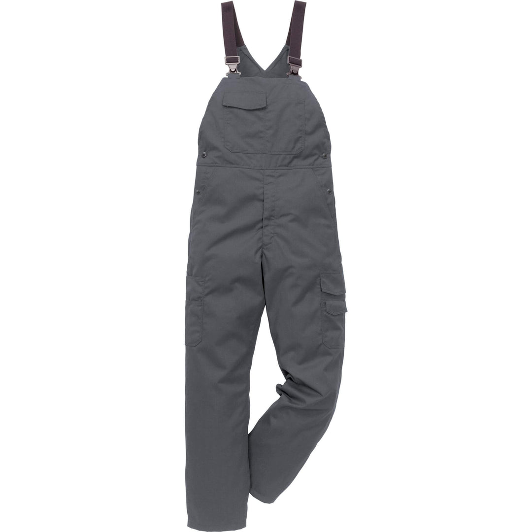 Fristads Durable Lightweight Bib and Brace - 81 P154 Dark Grey Front1#colour_dark-grey