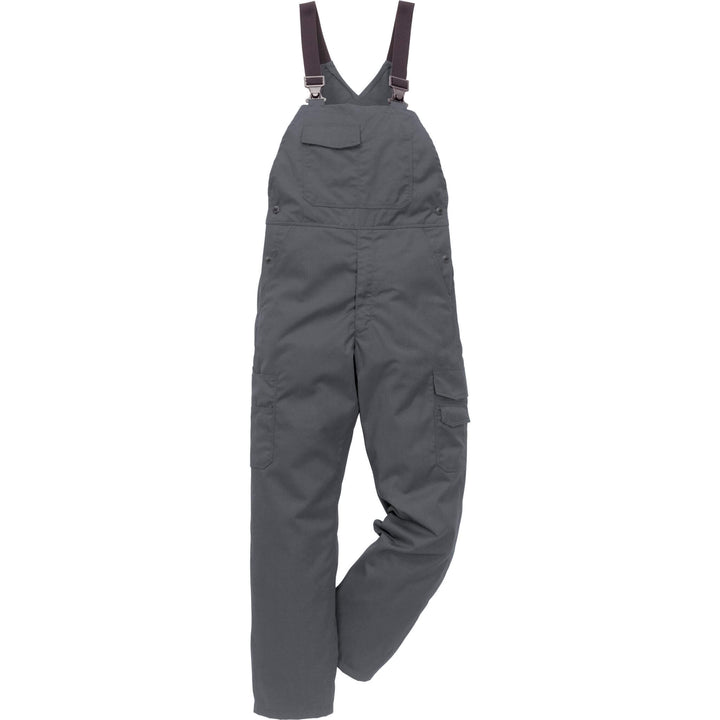 Fristads Durable Lightweight Bib and Brace - 81 P154 Dark Grey Front1#colour_dark-grey