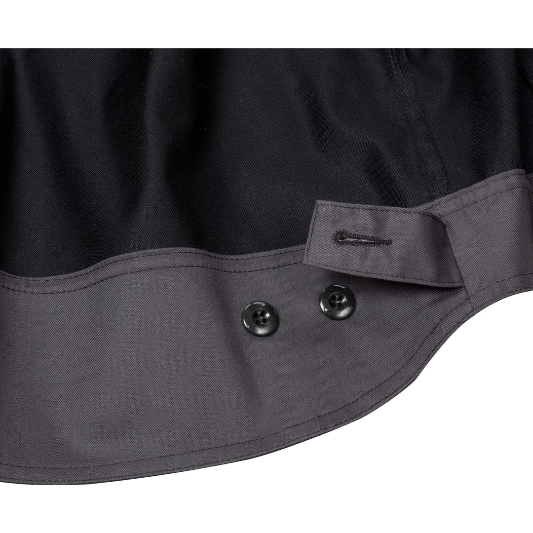 Fristads Durable Lightweight Jacket - 4555 STFP Black/Grey Detail4#colour_black-grey
