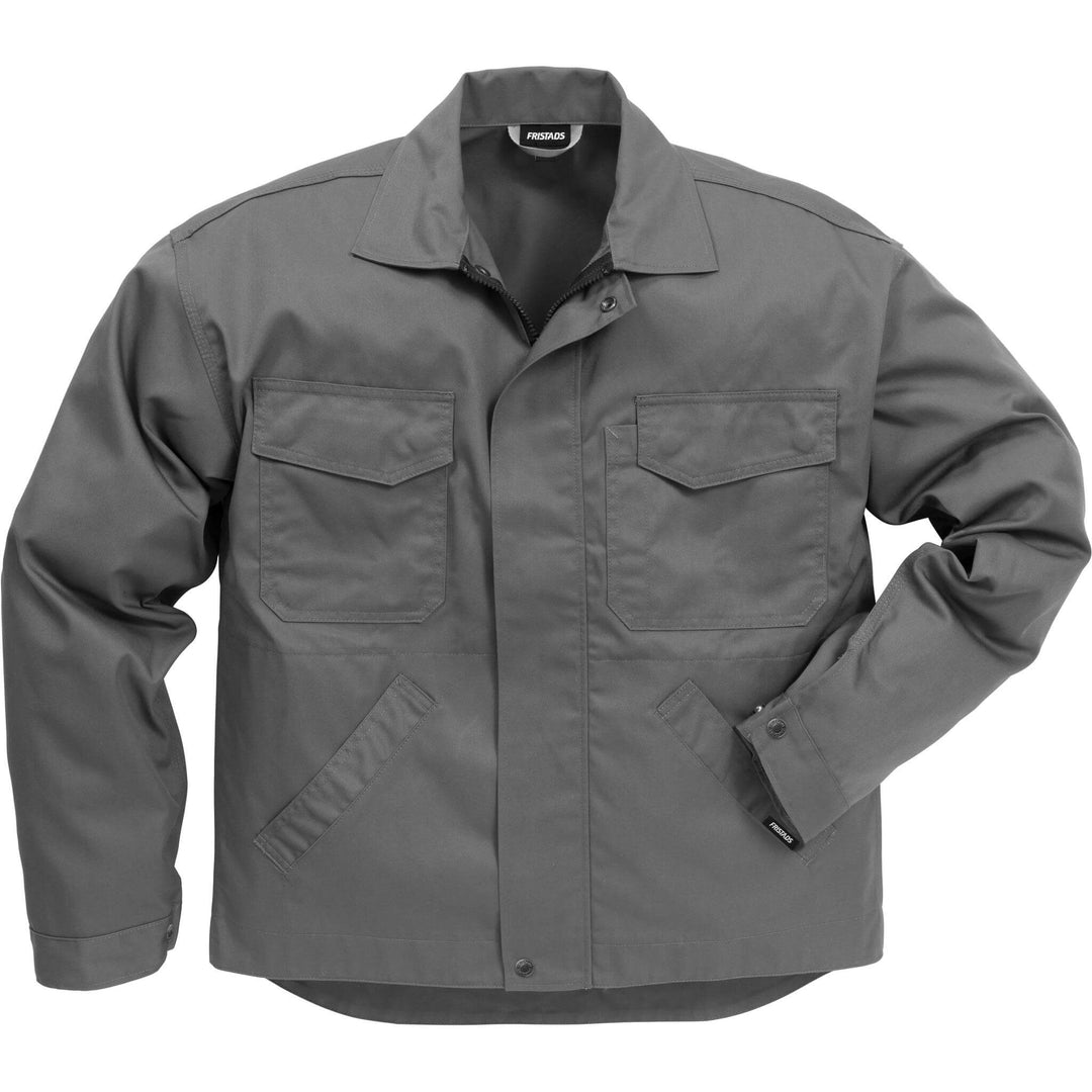 Fristads Durable Lightweight Jacket - 480 P154 Dark Grey Front1#colour_dark-grey