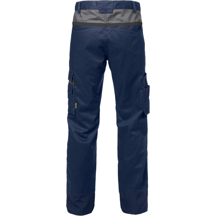 Fristads Durable Lightweight Mechanical Stretch Trousers - 2555 STFP Navy/Grey Back1#colour_navy-grey