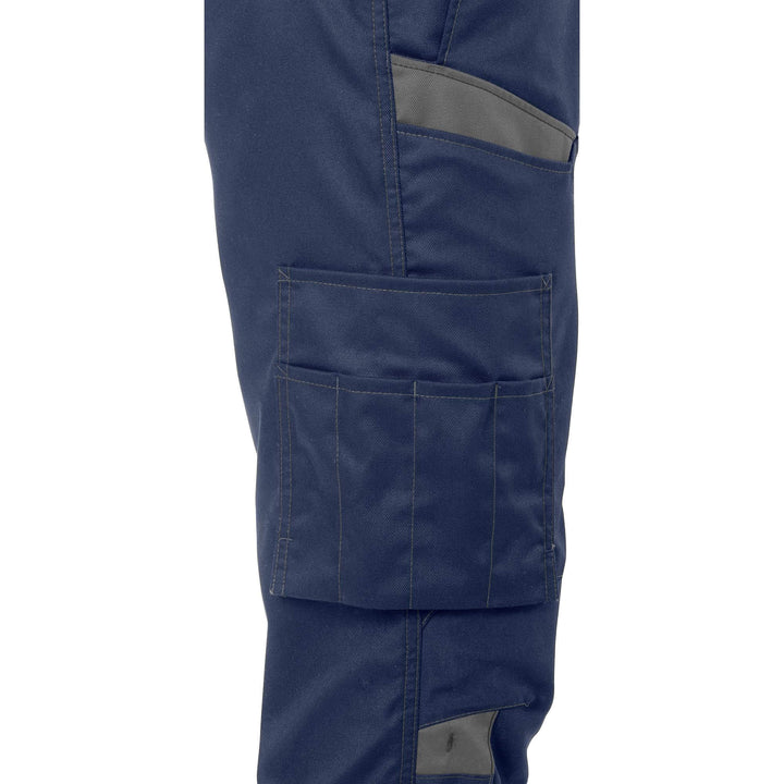 Fristads Durable Lightweight Mechanical Stretch Trousers - 2555 STFP Navy/Grey Detail1#colour_navy-grey
