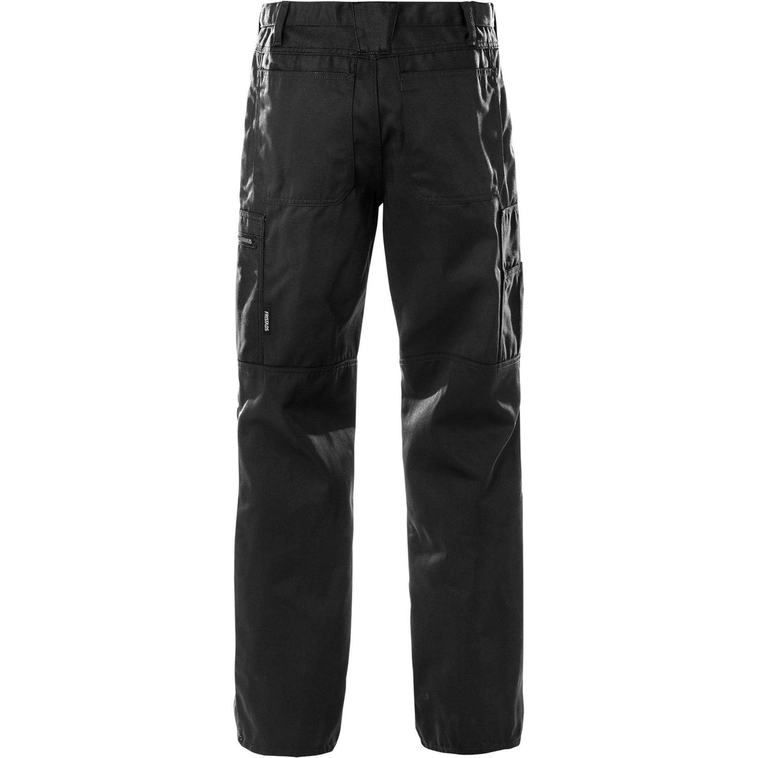 Fristads Durable Service Trousers - 232 LUXE Black Back1#colour_black